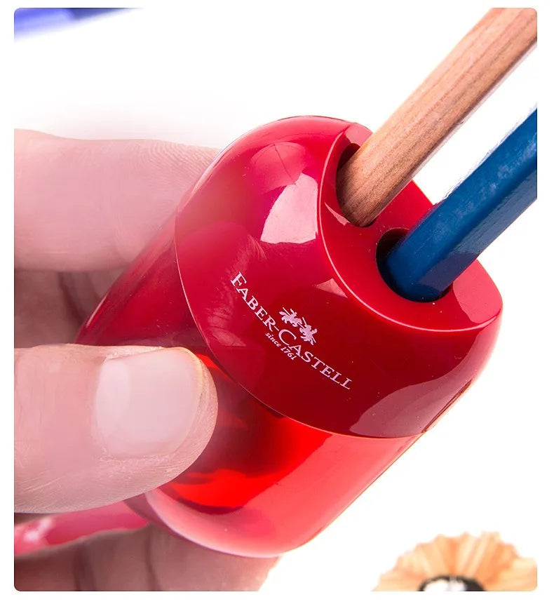 Double Hole & One Hole Pencil Sharpener Canada Creative Transparent Pen Knife for Kids & Students School Stationery Supplies