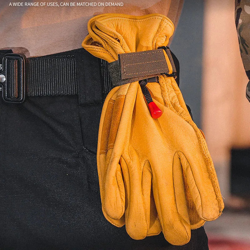 New Multi-purpose USA Nylon Gloves Buckle Tactical Glove Hook Safety Clip Outdoor Hiking Climbing Rope Storage Accessories