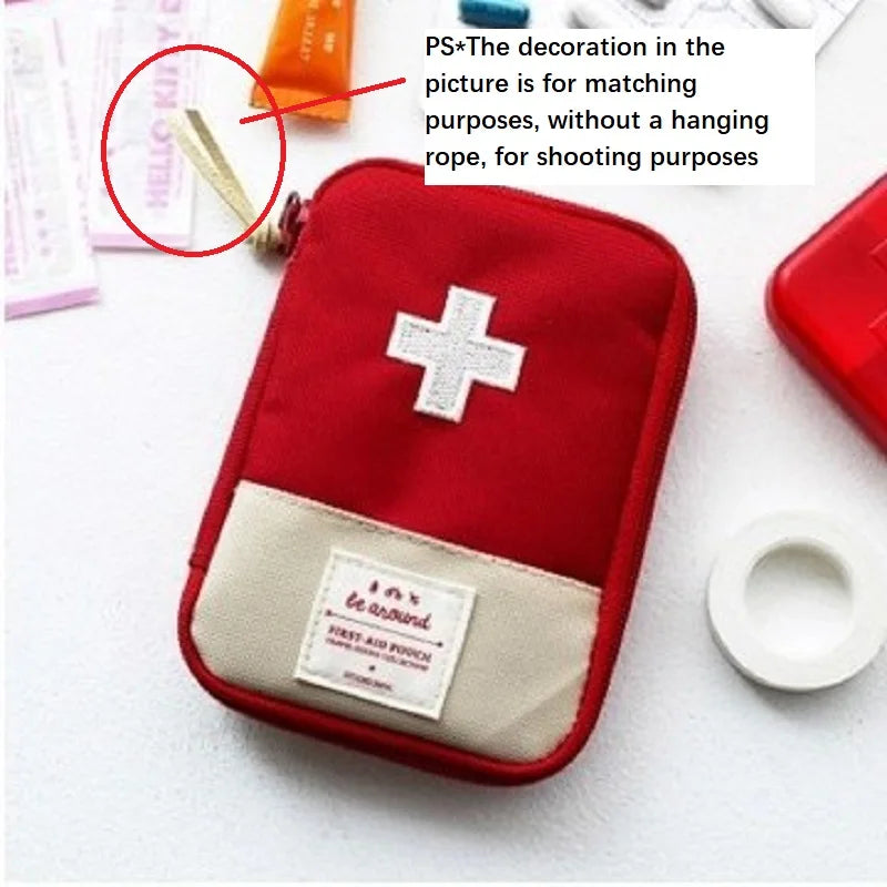 USA Medicine Bag Travel First Aid Kit Medicine Bag Storage Bag Survival Kit Medicine Box Outdoor Emergency Camping