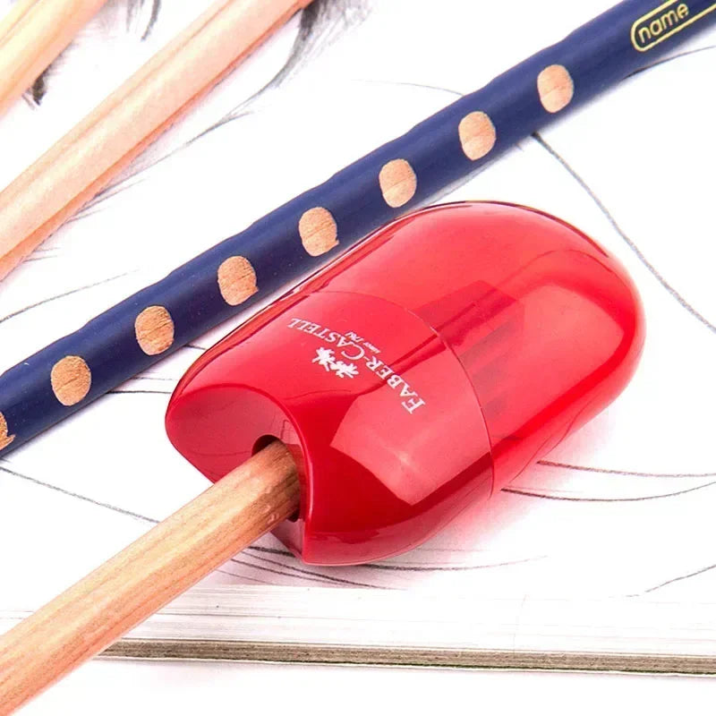 Double Hole & One Hole Pencil Sharpener Canada Creative Transparent Pen Knife for Kids & Students School Stationery Supplies