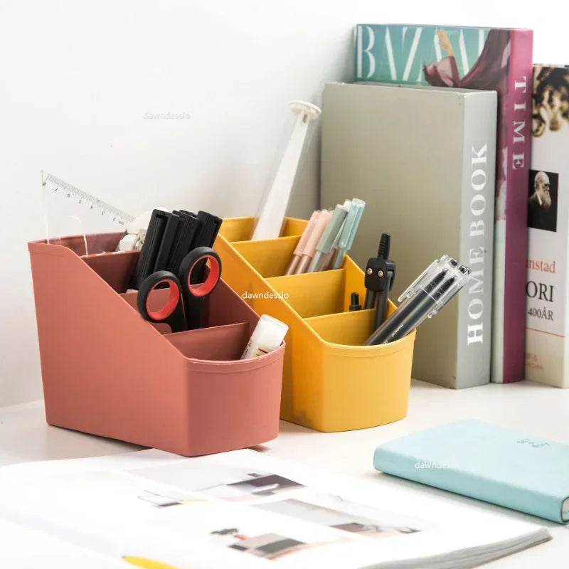 Pen Holder Desk Accessories Pencil Storage Box Desktop Organizer Stand Case Canada School Office Stationery