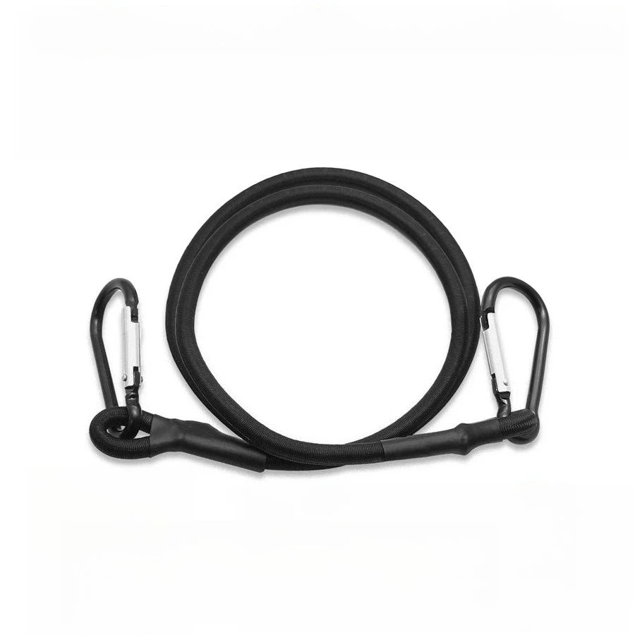 Thick USA Elastic Bungee Cords with Metal Carabiner Hooks, Stretch Ropes for Bike, Car Luggage & Roof Rack Ca