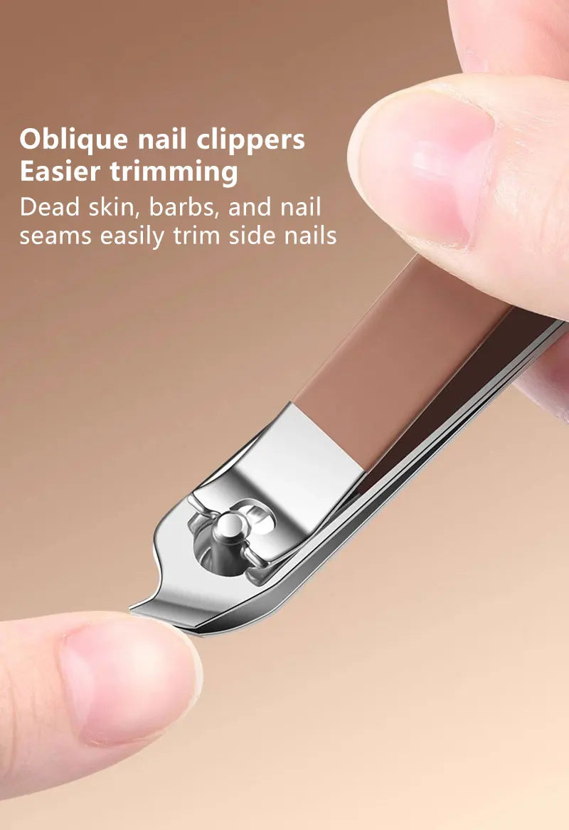 Complete 7-Piece Anti-Splash Nail Clipper Set Canada 7-in-1 Manicure Pedicure Portable Nail Clippers Handy Grooming Set
