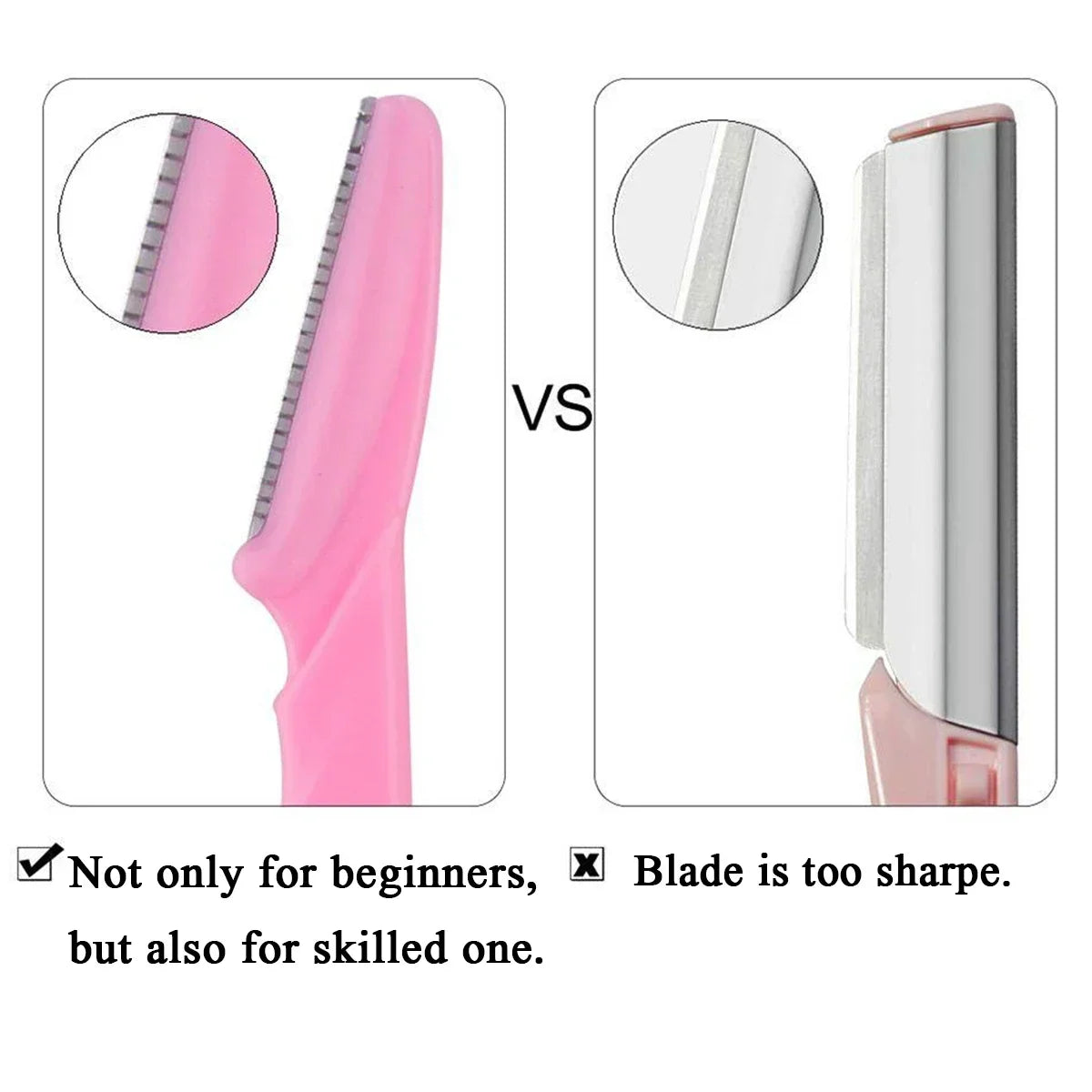 10/30/PCS Eyebrow & Facial Razors Canada for Women Multipurpose Dermaplaning Exfoliating Tool with Precision Safety Cover