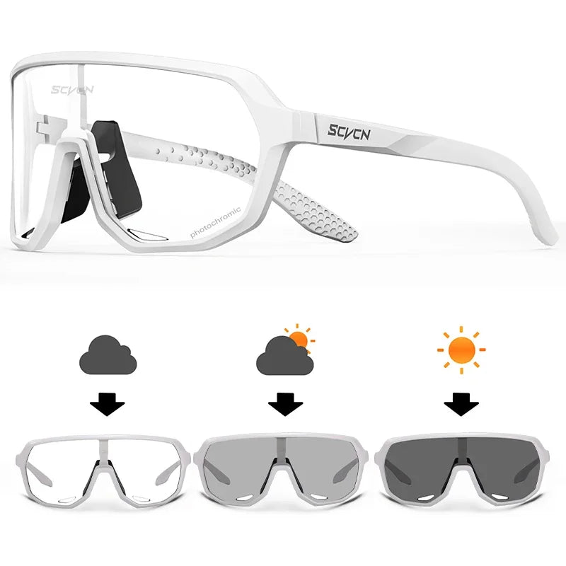 New Cycling Sunglasses USA Outdoor Sports Running Goggles for Men & Women, MTB Bicycle Glasses, Cycling Eyewear with 1 Lens