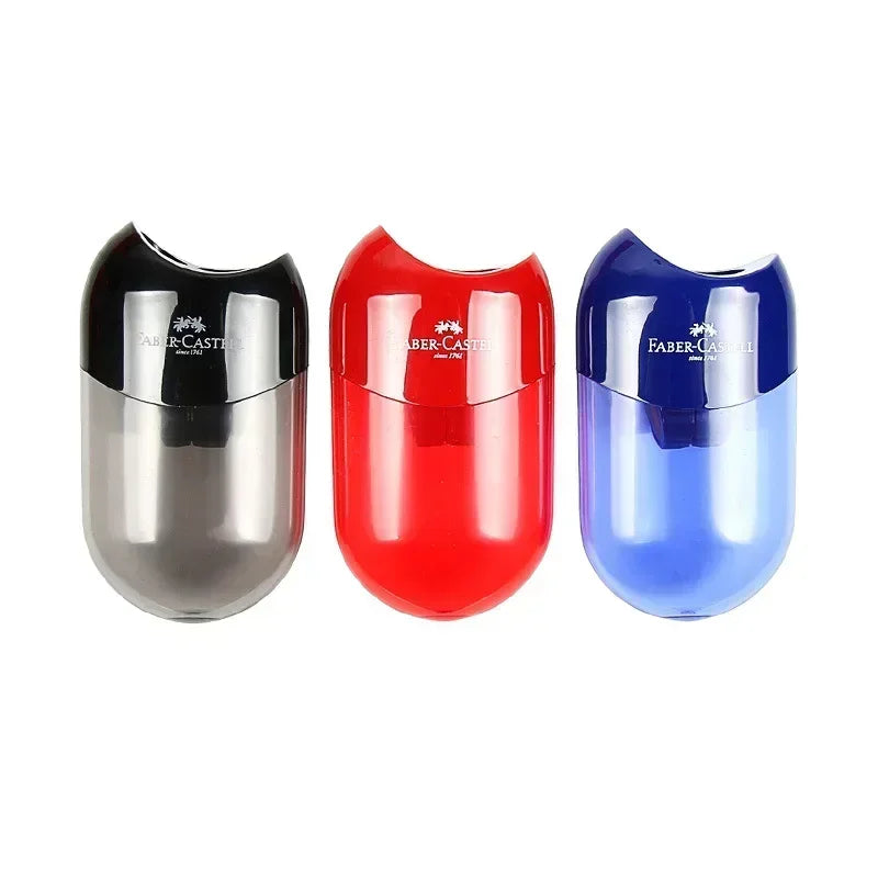 Double Hole & One Hole Pencil Sharpener Canada Creative Transparent Pen Knife for Kids & Students School Stationery Supplies