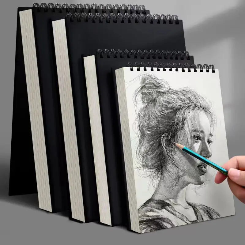 30-Sheet Spiral-Bound Sketch Book USA Acid-Free Art Sketch Pad for Drawing, Painting & Writing A4/A5/A6