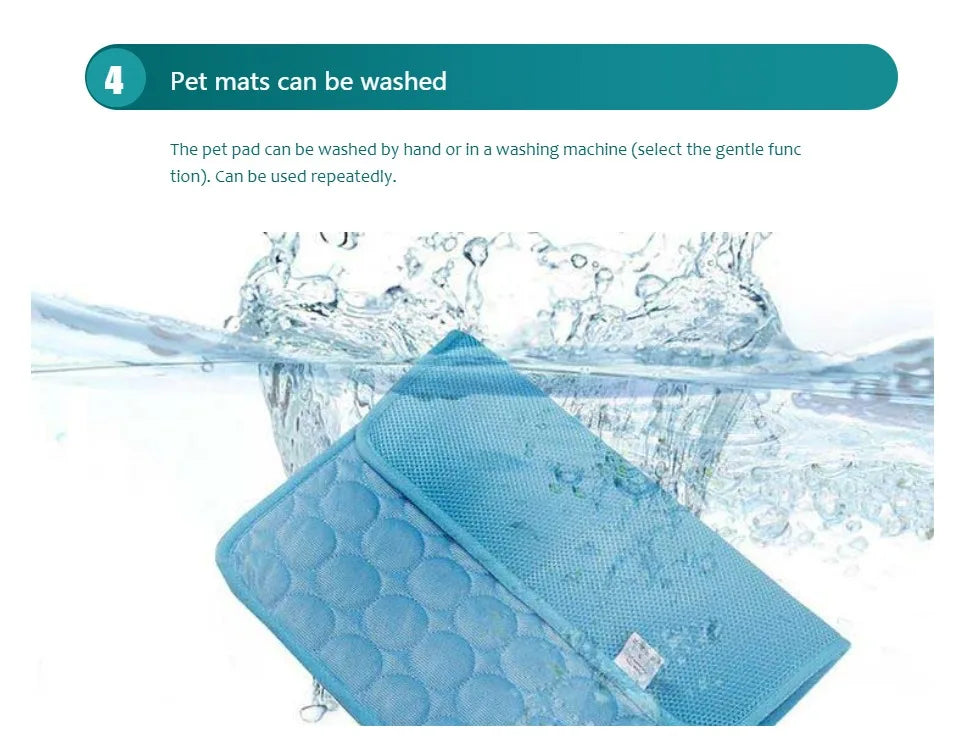 Dog Cooling USA Mat Summer Pet Cold Bed Extra Large For Small Big Dogs Pet Accessories Cat Durable Blanket Sofa Cat Ice Pad Blanket