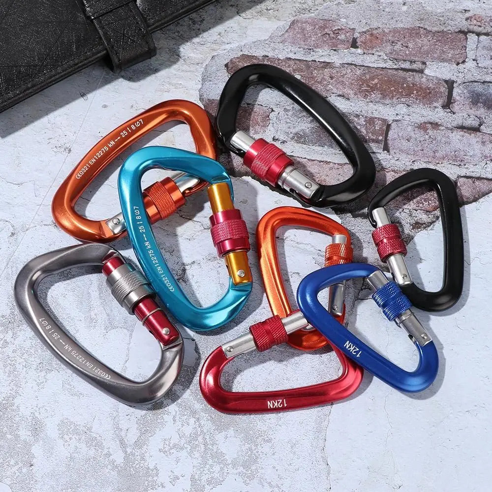 USA Aluminum Security Master Lock Accessories Mountaineering Protective Equipment Professional Carabiner Climbing Key Hooks