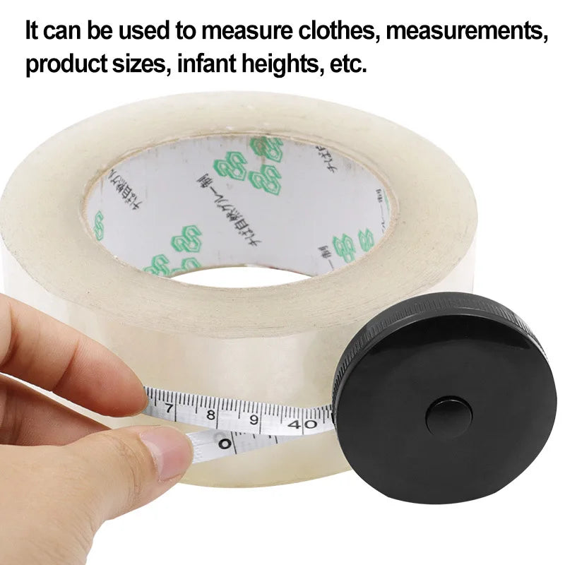 150cm Mini Tape Measure Keychain Canada Tailor Ruler Measuring Tape Clothing Size Tape Measure Portable Sewing Tool Accessory