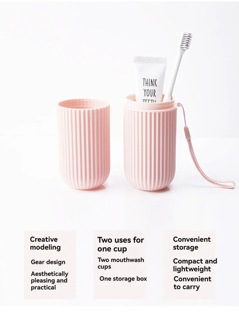 USA Toothpaste Toothbrush Protect Holder Case Travel Camping Storage Box Protect Toothbrush Toothpaste from Dirt and Damage