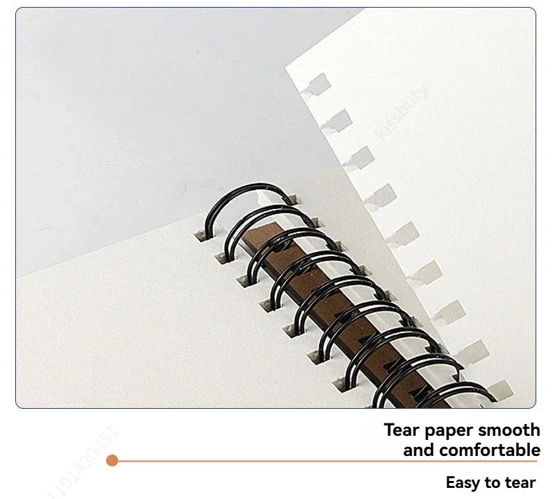 30-Sheet Spiral-Bound Sketch Book USA Acid-Free Art Sketch Pad for Drawing, Painting & Writing A4/A5/A6