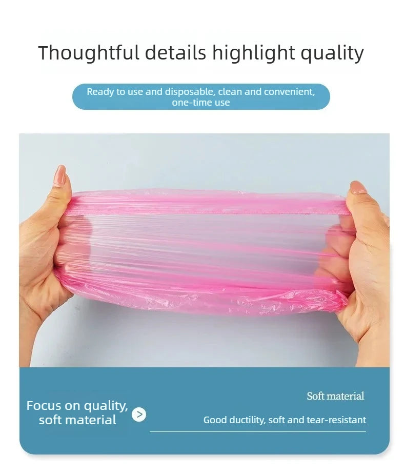 Disposable Shower Cap Canada Transparent Waterproof Hair Covers Sauna Accessories Bathroom Products for Home