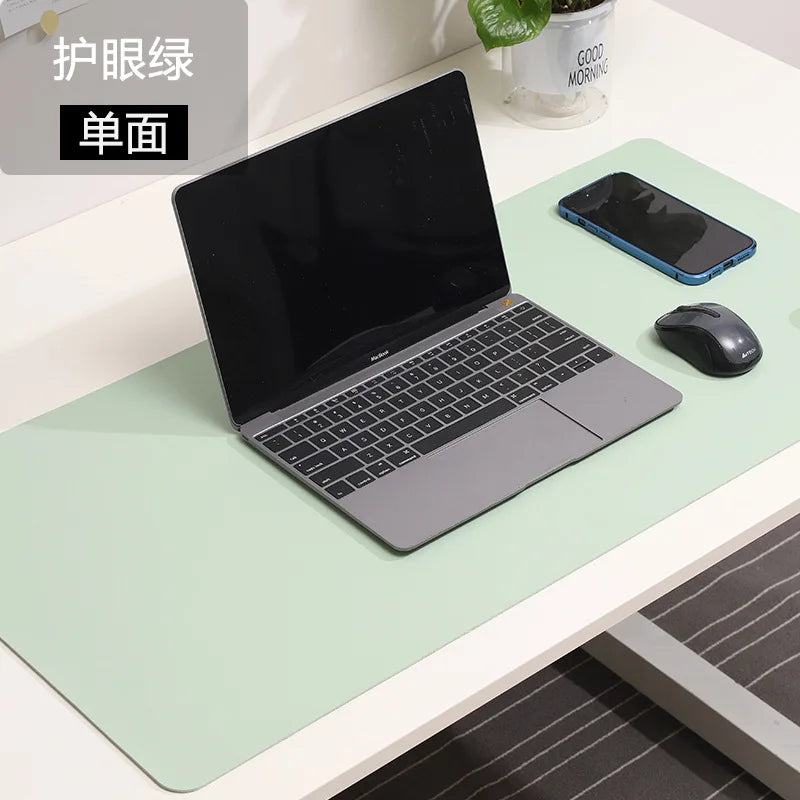 White canada mousepad Portable Mouse pad large Gaming Waterproof Non-slip PU Suede Desk Mat Computer Keyboard desk pad Mats