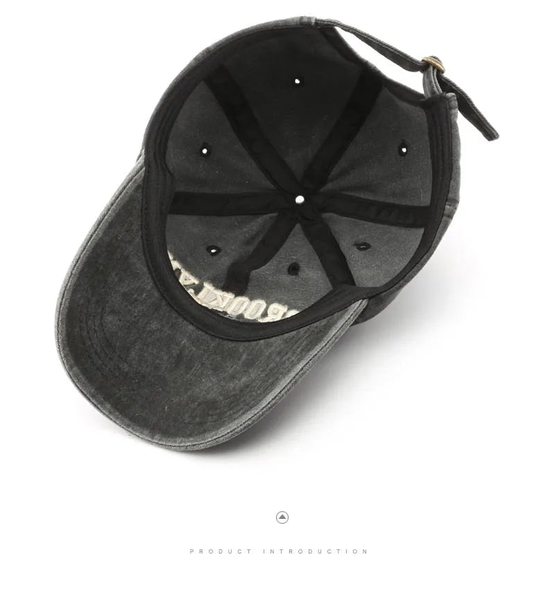 Retro Brooklyn Letter Embroidery Baseball Cap Canada Spring Summer Men Women Cotton Adjustable Casual Hip Hop Streetwear Sun Hat