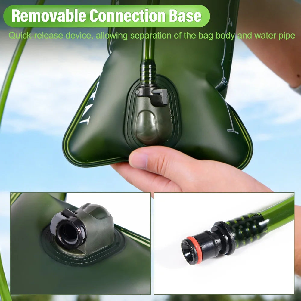 USA Bladder 1.5L/2L/3L Large Capacity Water Bladder Hydration Backpack Running Cycling Hiking Camping Backpack Water Bag