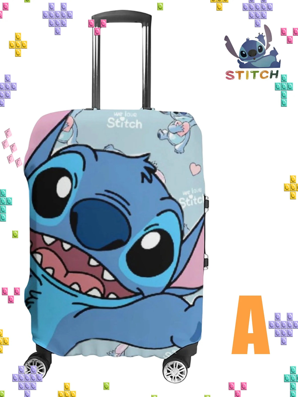 Sticchi Multi-Pattern Elastic Luggage Case Cover Canada Travel Outing Star Baby Luggage Cover Travel Bag Dust Cover