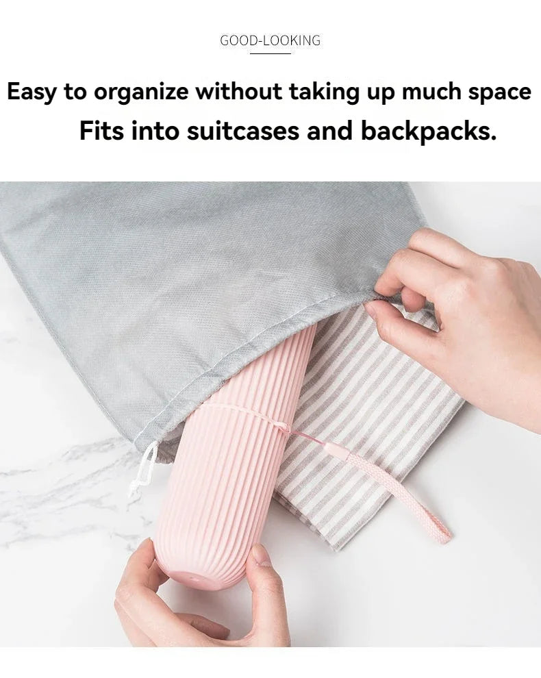 USA Toothpaste Toothbrush Protect Holder Case Travel Camping Storage Box Protect Toothbrush Toothpaste from Dirt and Damage