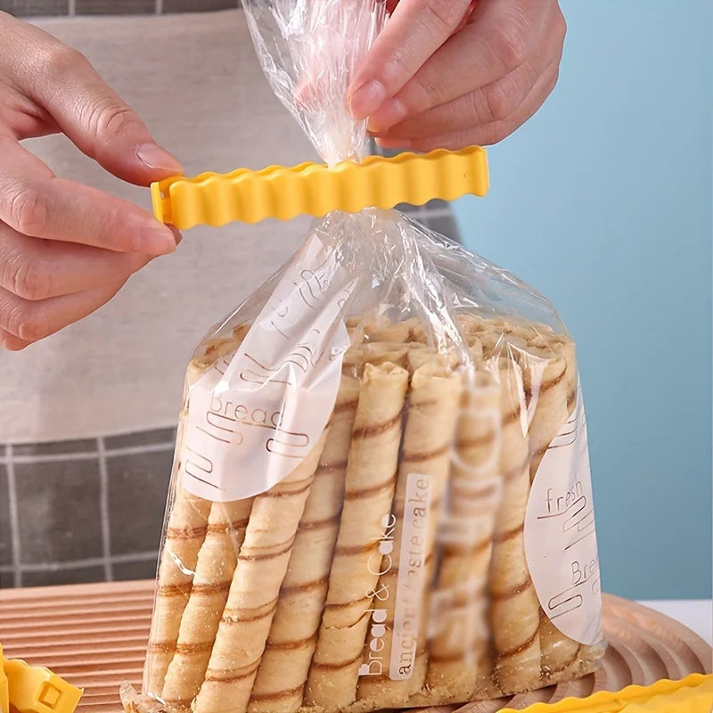 12PCS French Fry Shaped USA Sealing Clip - For Snack Sealing, Food Clips, Plastic Bag Seasoning Sealing Strips