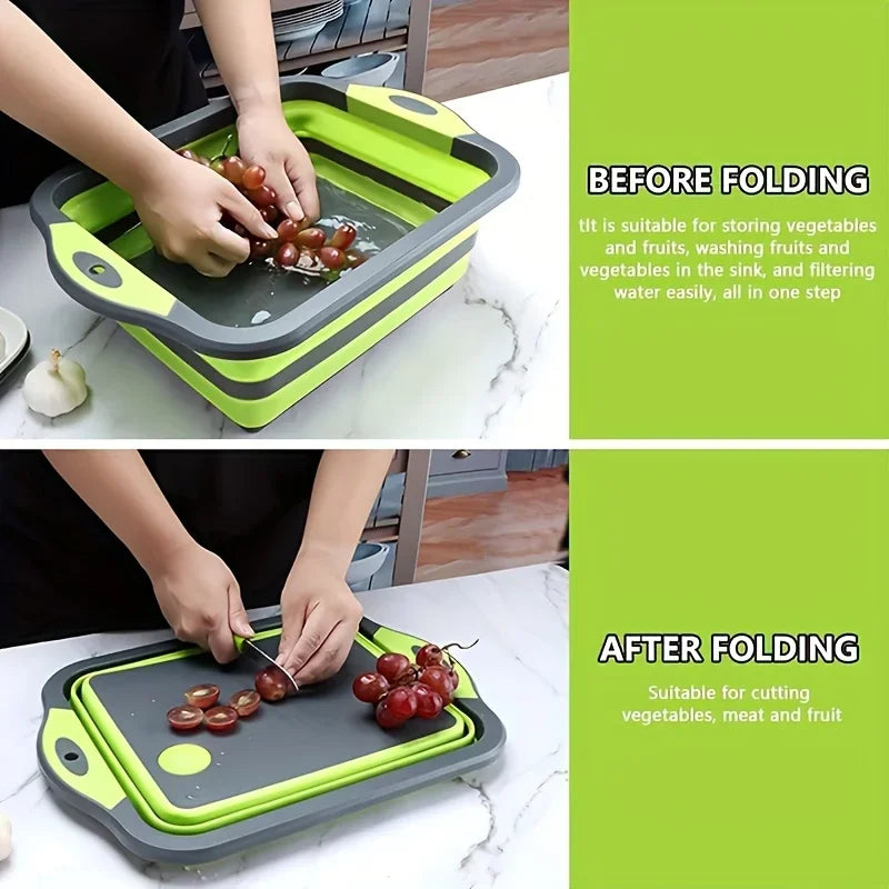 Portable Space Saving USA Basin with Built-in Sink and Storage Function - Perfect for Outdoor Camping Travel Home Folding Basin