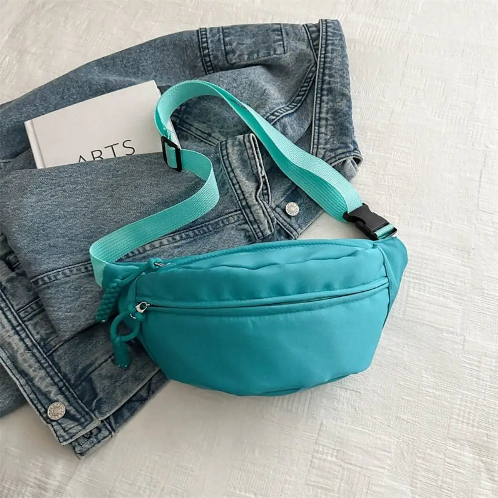 USA Women's Chest Bag New Oxford Cloth Large Capacity Waist Bags Waterproof Multifunctional Running Belt Bags Sport