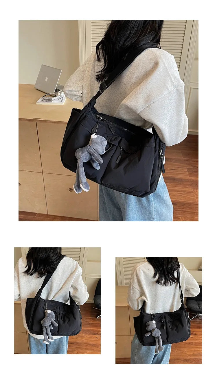 Spring & Summer Canvas Bag USA Women’s Hot-Selling One-Shoulder Crossbody Bag Light Luxury High-End Fashion Handbag