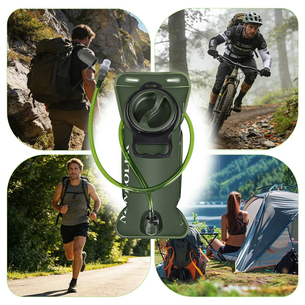 USA Bladder 1.5L/2L/3L Large Capacity Water Bladder Hydration Backpack Running Cycling Hiking Camping Backpack Water Bag