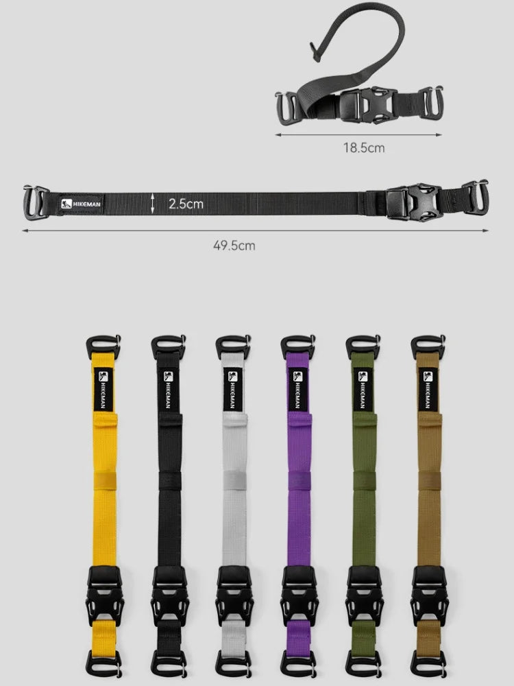 USA Outdoor Luggage Strap Camping and Travel Equipment Adjustable Plug-In-Buckle Fixed Packing Strap