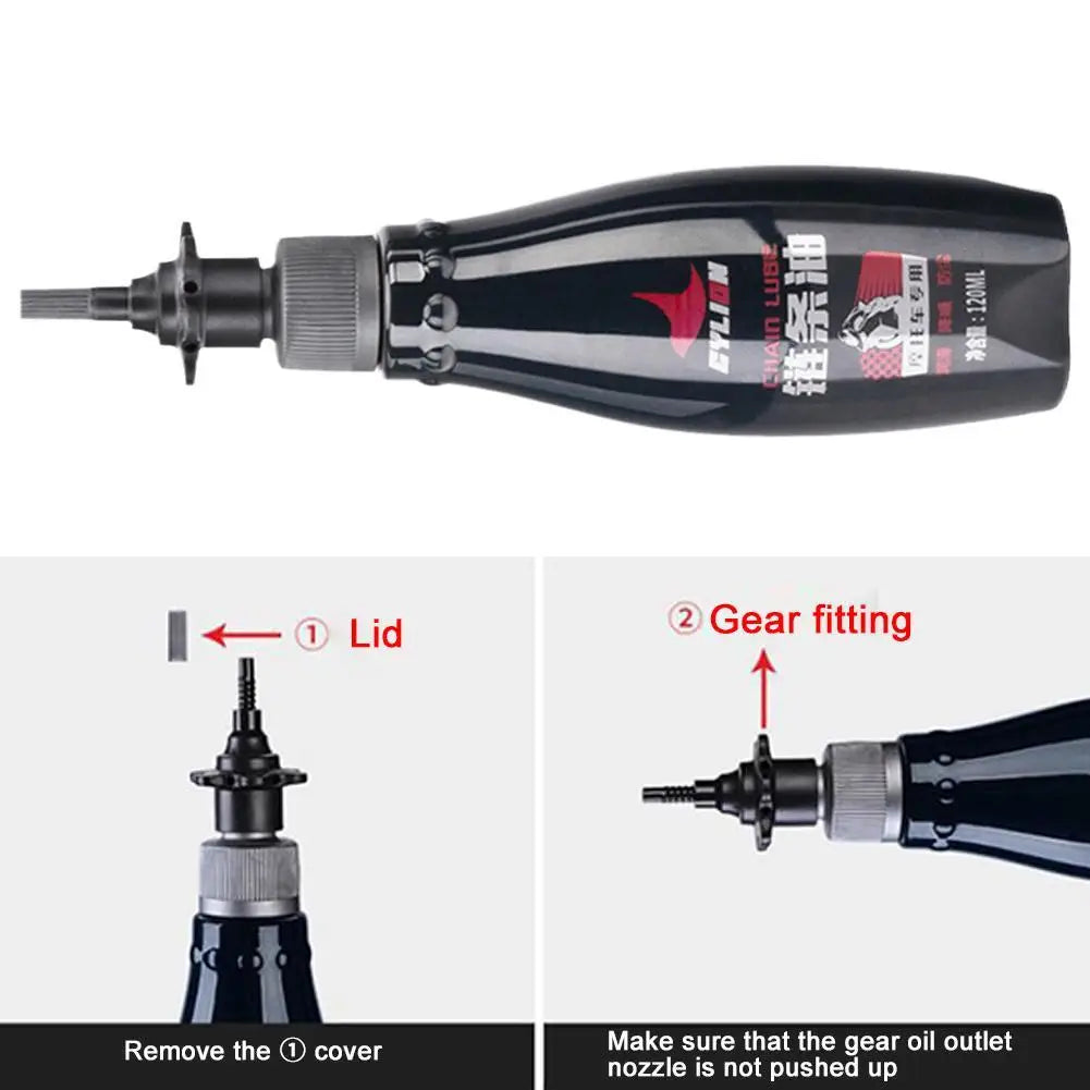120ML Motorcycle Chain Lubricating Oil Canada Chain Wax Noise Reduction Maintenance Rust Prevention Oil for Motorcycles & Electric Vehicles Y8C8