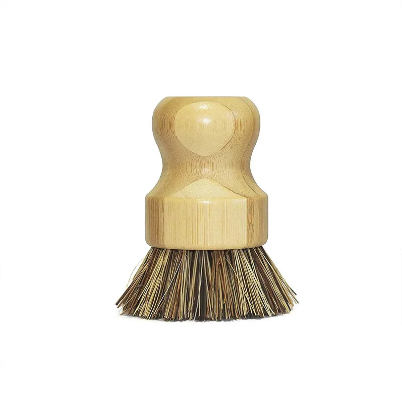 Kitchen Dishwashing Brush Does Not Damage the Pot, Coconut Brown Dishwashing Brush, Kitchen Cleaning Sisal Pot Brush