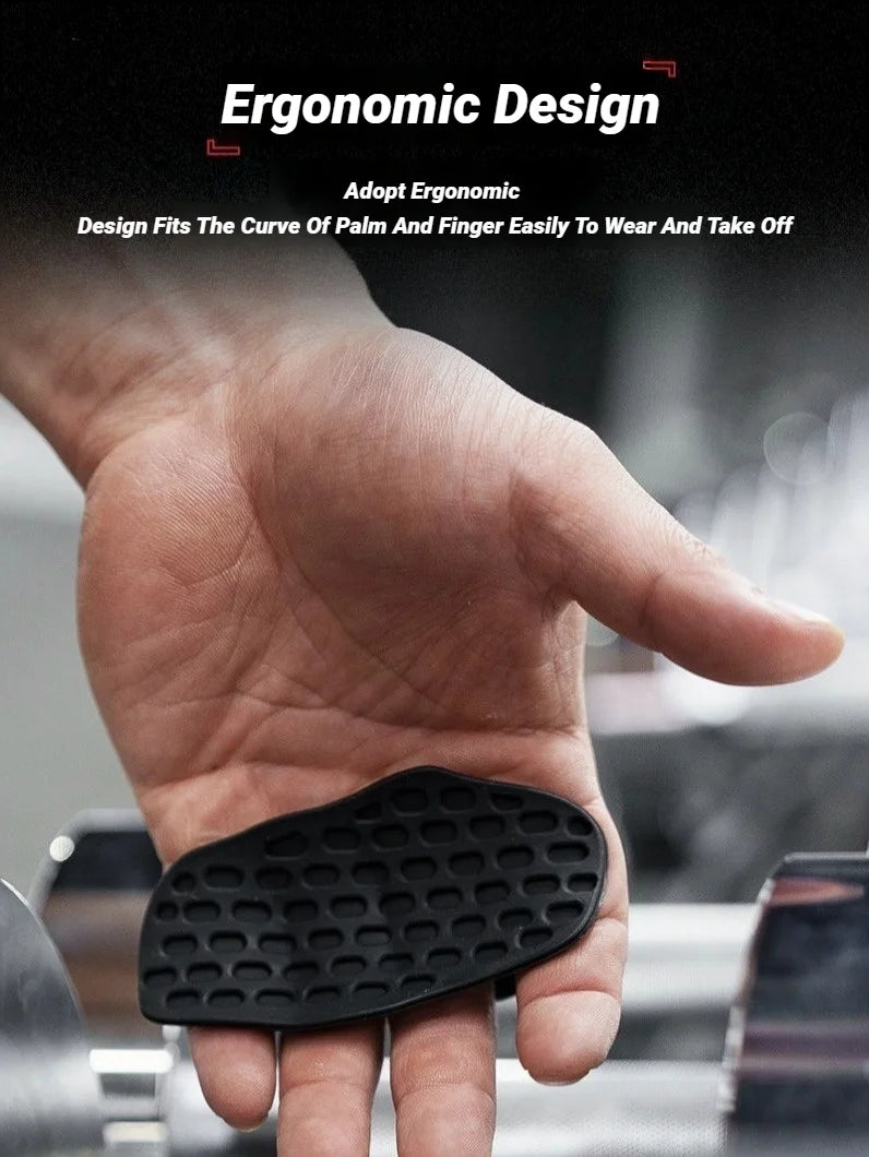 2Pcs USA Weight Lifting Grips Workout Gloves Flexible Hand Protection For Men Women Gym Fingerless Pull Up Bodybuilding Gymnastics