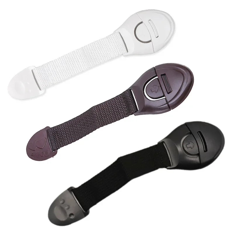 Baby Safety Cabinet Lock Kids Security Protection Drawer Door Cabinet Locks Plastic Protection Children Safety Door Straps