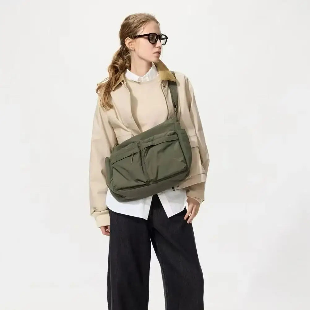 Spring & Summer Canvas Bag USA Women’s Hot-Selling One-Shoulder Crossbody Bag Light Luxury High-End Fashion Handbag