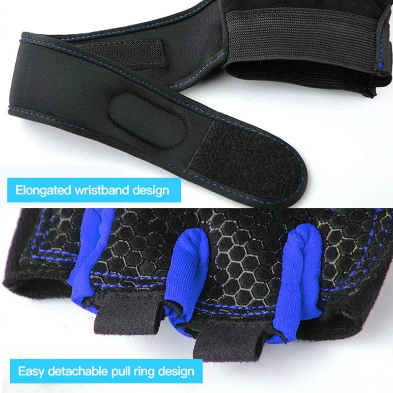 Gym Gloves USA for Men & Women Fitness Weightlifting Wristband Gloves for Bodybuilding, Training, Cycling & Shockproof Sports Exercise