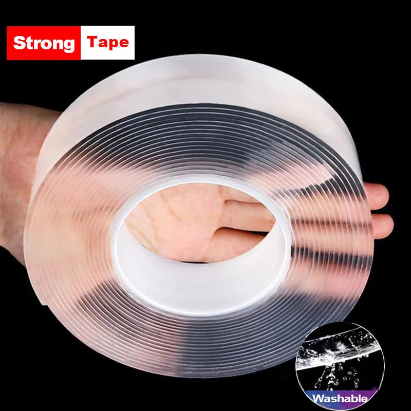 Nano Tape Canada Super Strong Double-Sided Adhesive Tape Transparent Reusable Waterproof Heat Resistant Bathroom Home Decoration Tape