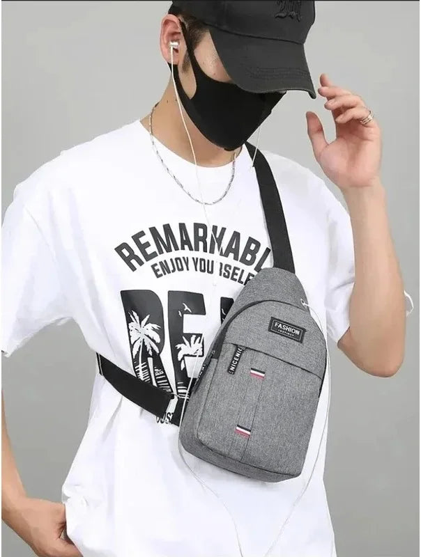 Waterproof Sling Chest Crossbody USA Bag Sport Travel Outdoor Bag Practical Casual Daily Carry Capacity Bags