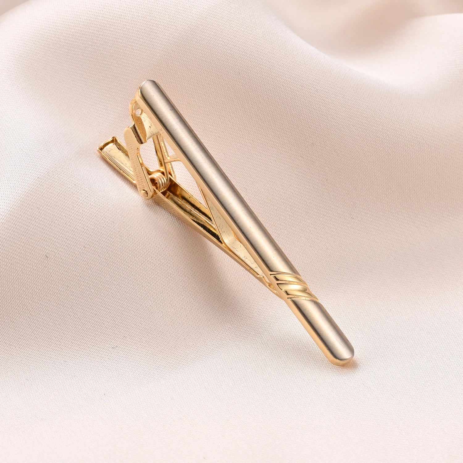 1PC Tie Clip for Men Canada Cufflinks Shirt Minimalist Wedding Gold-Plated Tie Pin Cuffs Business Party Gift