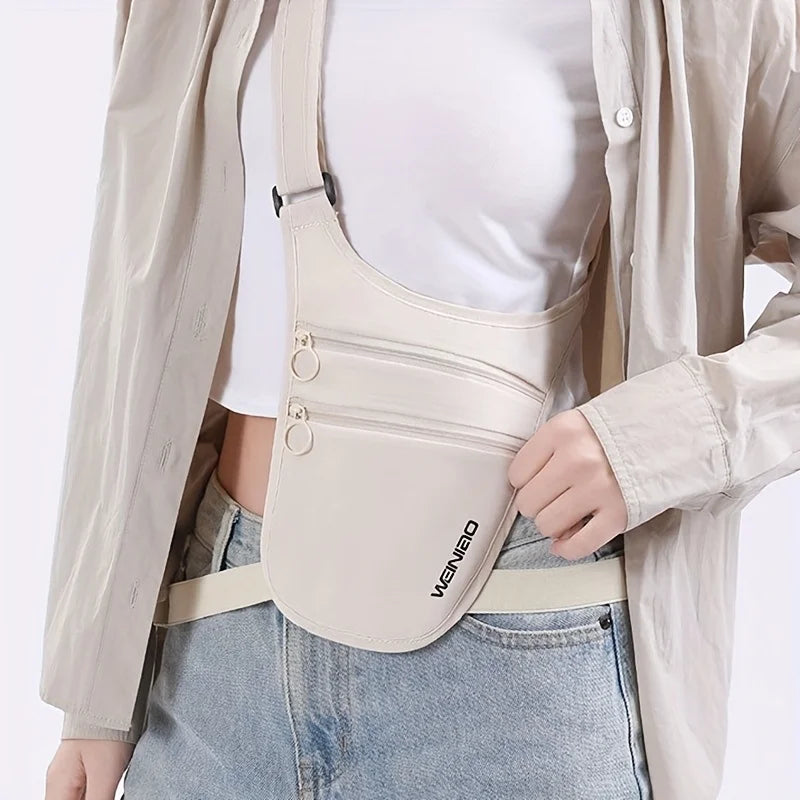 Travel USA Anti-Theft Waist Bag, Can Store Passport ID Money Credit Card Crossbody Small Bag, Outdoor Sports Running Belt Bag