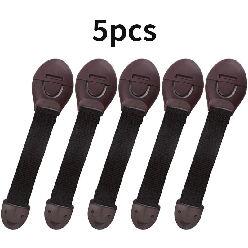 Baby Safety Cabinet Lock Kids Security Protection Drawer Door Cabinet Locks Plastic Protection Children Safety Door Straps