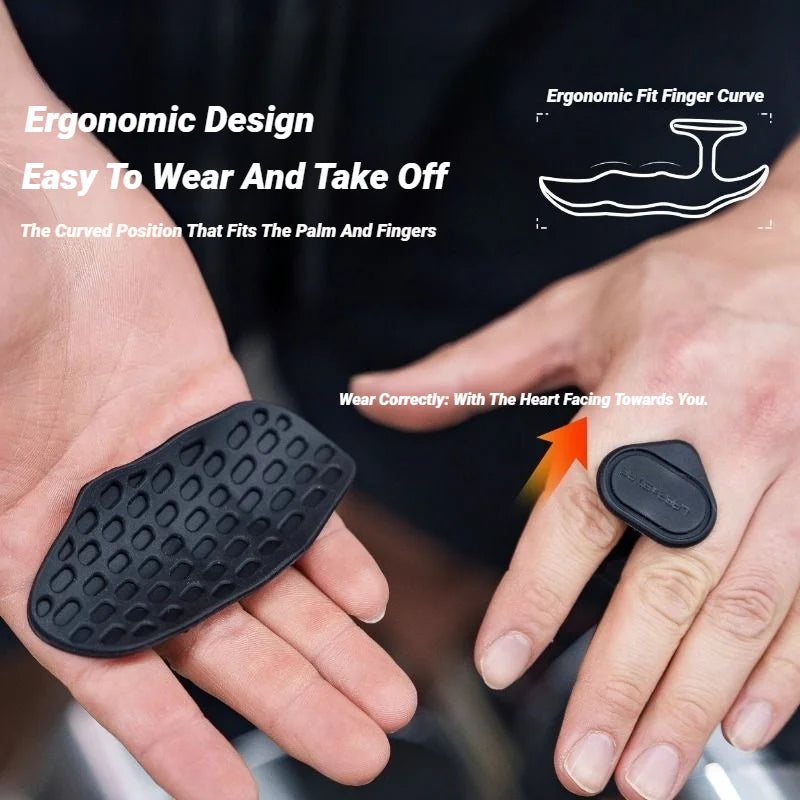 2Pcs USA Weight Lifting Grips Workout Gloves Flexible Hand Protection For Men Women Gym Fingerless Pull Up Bodybuilding Gymnastics