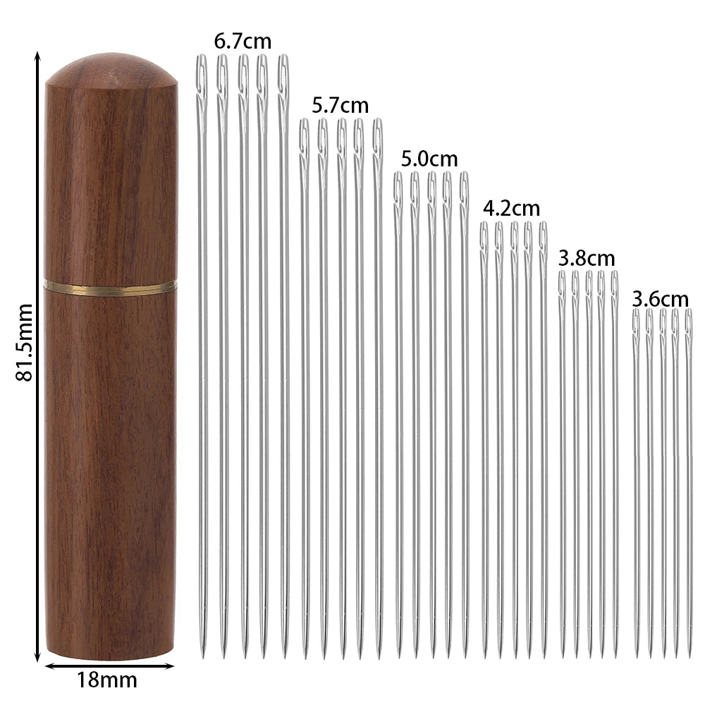 Side Hole Blind Sewing Needles Canada Elderly Self-Threading Needles Household DIY Jewelry Beading Embroidery Mending Sewing Tool