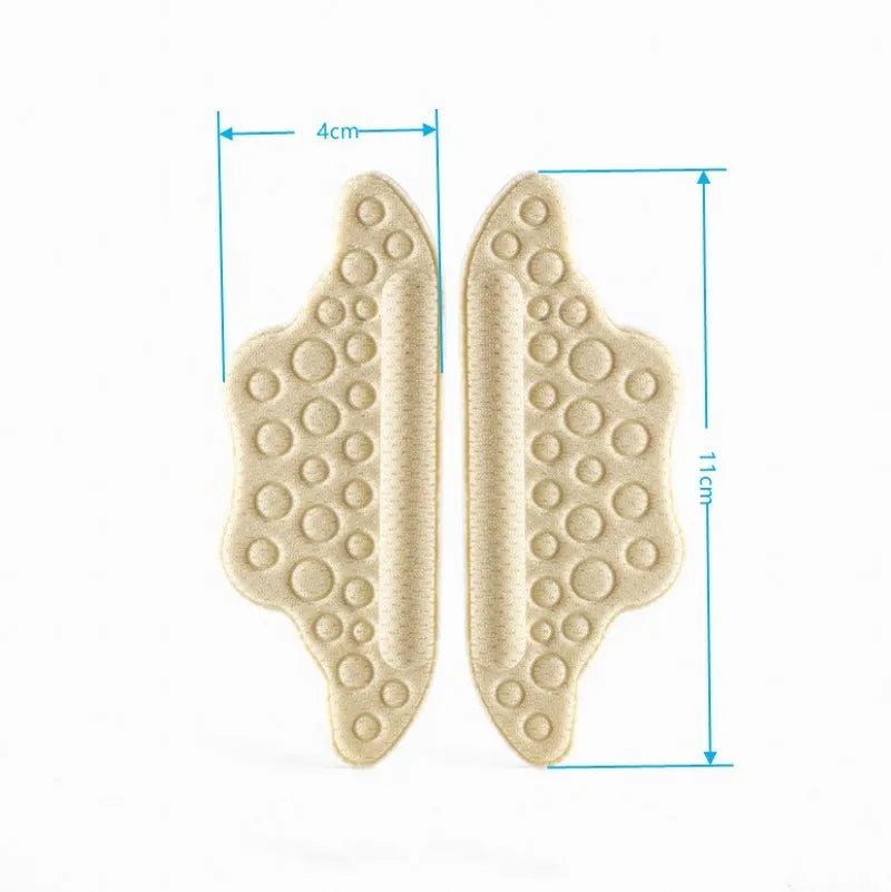 2pcs Shoe Heel Insoles Foot Heel Pad Sports Shoes Adjustable Antiwear Feet Inserts Insoles Heel Protector Sticker Insole Brioche