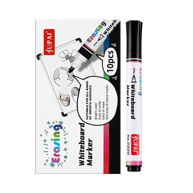 4 Colors Dry Erase Whiteboard Marker Pens Canada Low Odor Erasable Chalk Pens for Office School Stationery