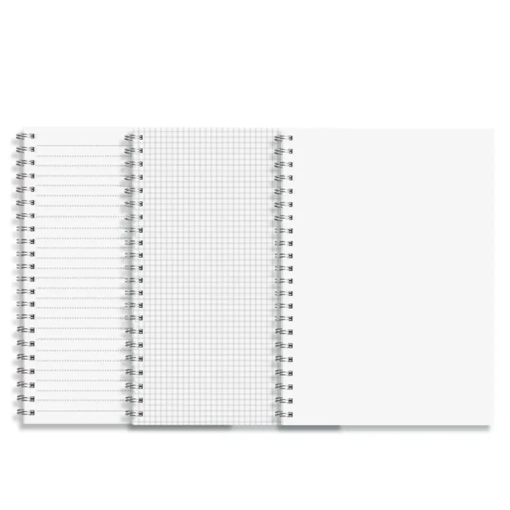 A4/A5/A6/B5 Coil Notebook Grids/Blank/Horizontal Line Flip Over Design Sketchbook Diary Book School Office Supplies Diary Book