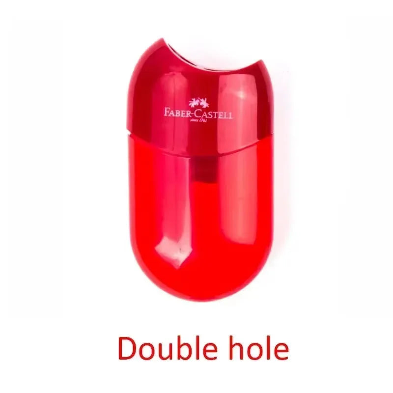 Double Hole & One Hole Pencil Sharpener Canada Creative Transparent Pen Knife for Kids & Students School Stationery Supplies