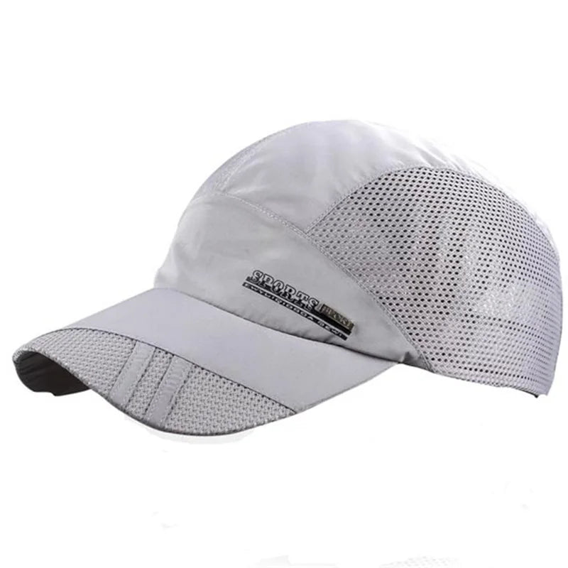 Adjustable Quick-Dry Breathable Hat USA Running Baseball Summer Mesh Cap, Sports Visor for Men & Women, Cool Outdoor Fashion Cap