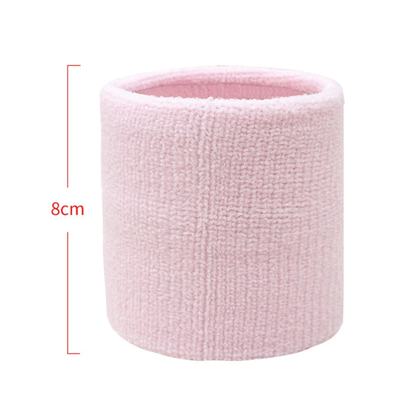Cotton Wrist Support Band USA Sports Sweat Towel Wristband Tennis Wrist Guard Protector Strap for Fitness, Running & Gym Training