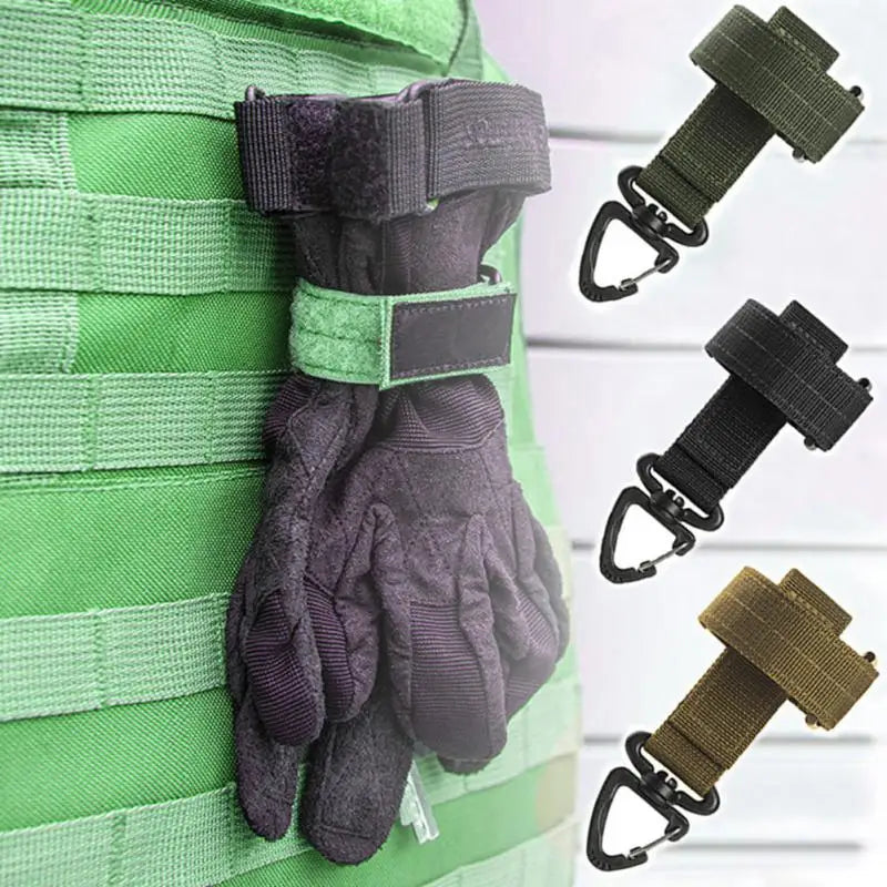 New Multi-purpose USA Nylon Gloves Buckle Tactical Glove Hook Safety Clip Outdoor Hiking Climbing Rope Storage Accessories