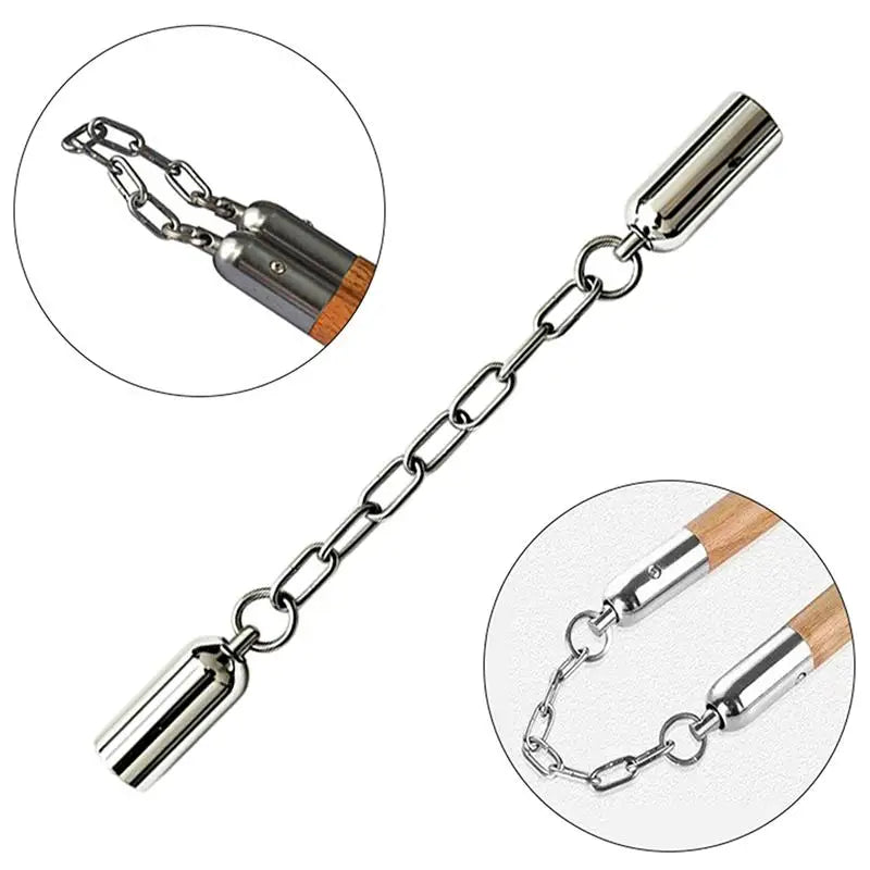 Stainless Steel Nunchaku Connector Chain Canada Heavy-Duty Anti-Wear Swivel Link for DIY Martial Arts Training Accessories