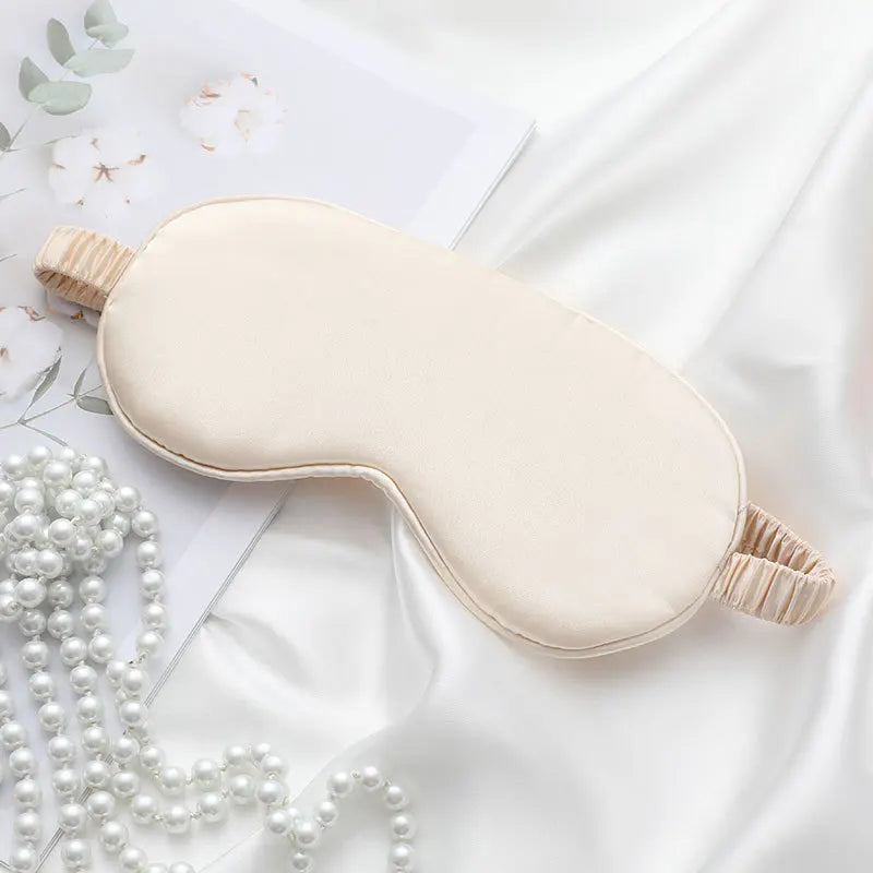 Double-Sided Silk Sleeping Eye Mask Canada Light Blocking Breathable Travel Sleep Eyeshade Protective Eyewear